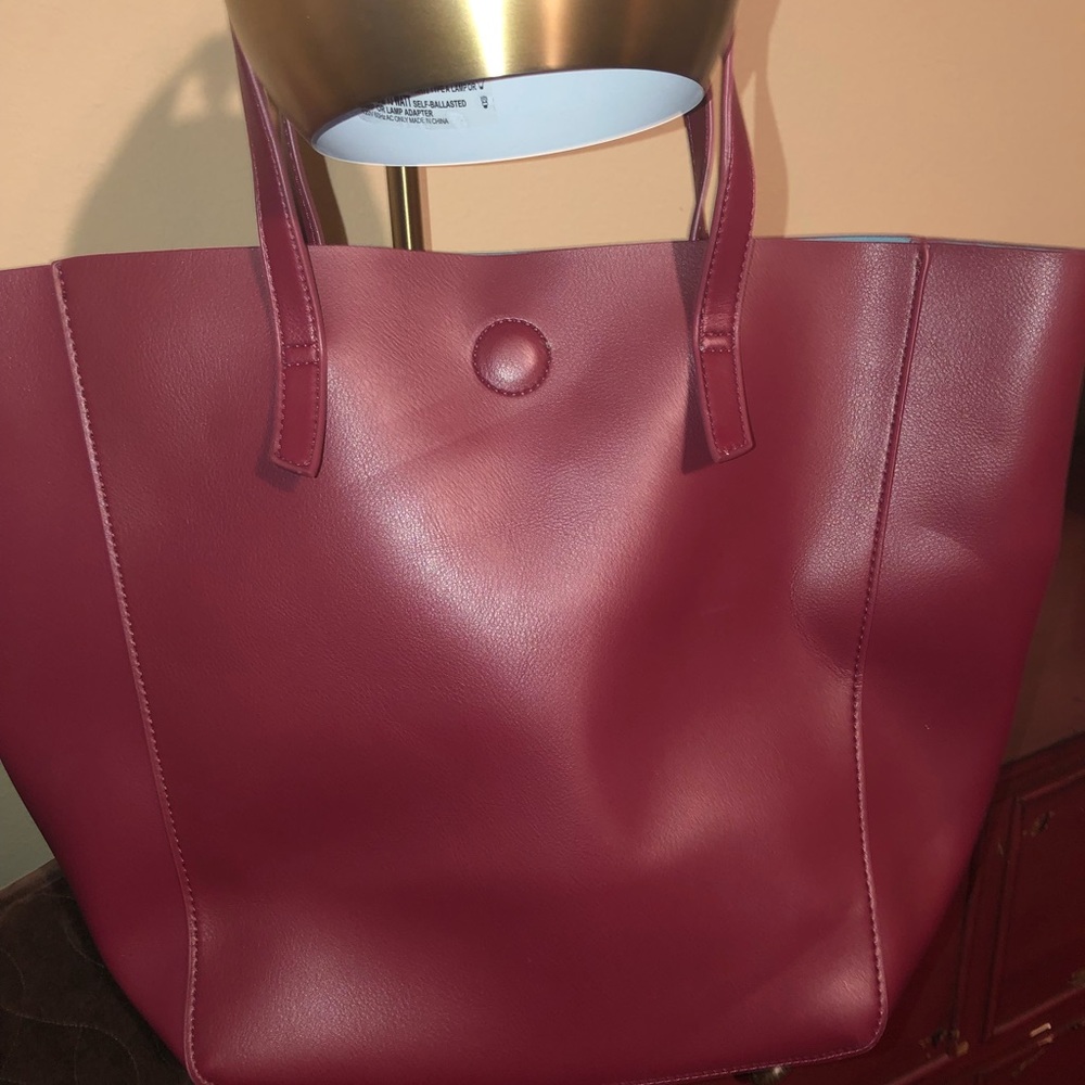 Soft Faux Leather Tote